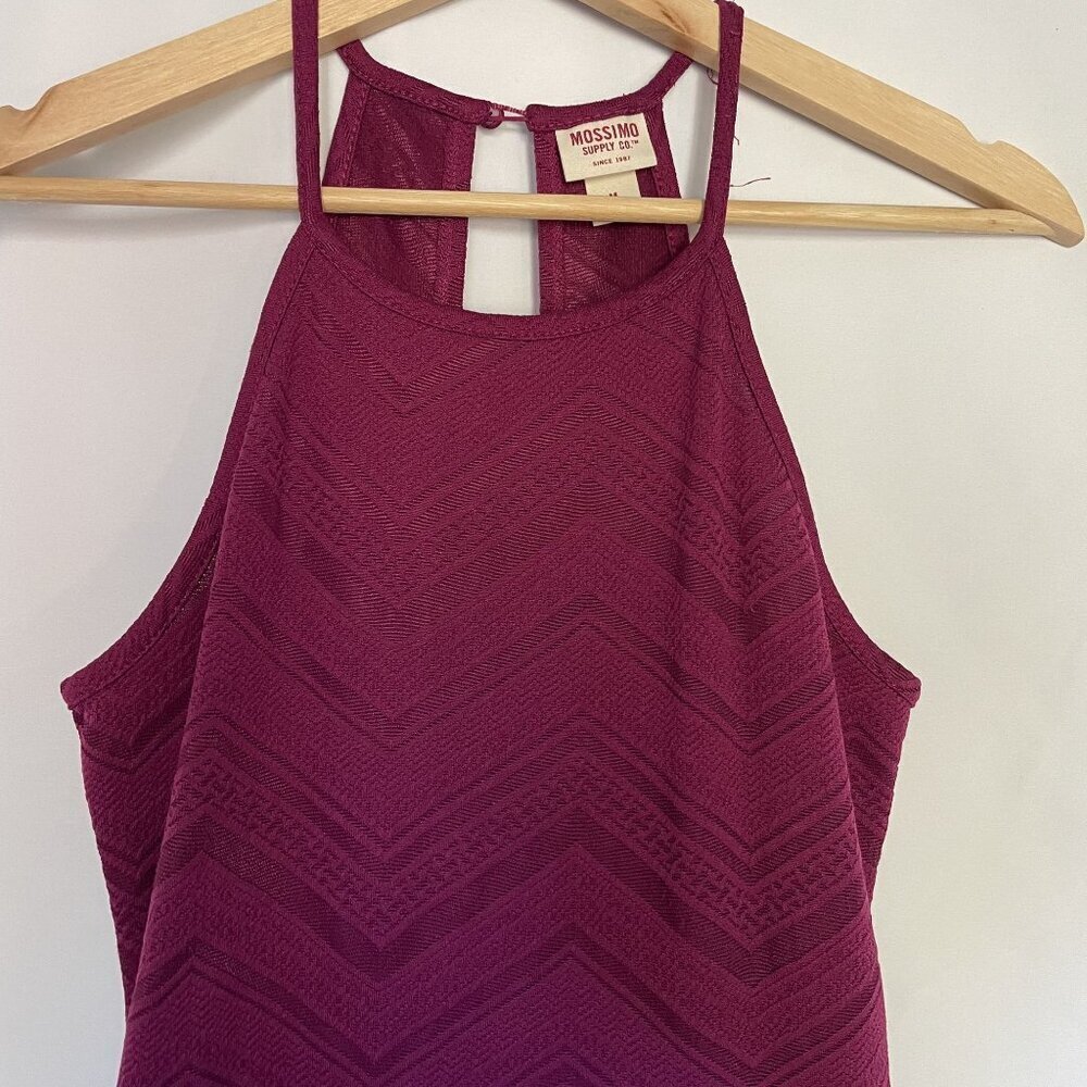 Mossimo purple summer sundress women's size medium lightweight comfortable dress - Picture 2 of 6